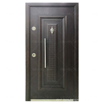 2021 Turkish Safety Steel Wooden Exterior bulletproof Entry Security Turkey Armored Door